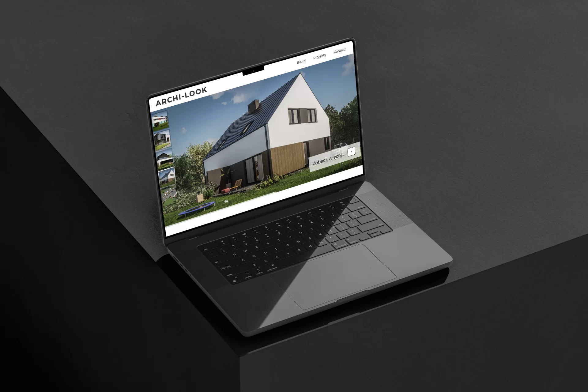 Strona WWW dla firmy architektonicznej